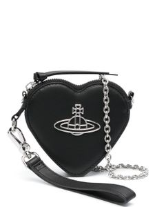 Vivienne Westwood mini sac à design de cœur - Noir