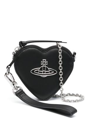 Vivienne Westwood mini sac à design de cœur - Noir