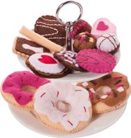 Folia vilt craft kit met 20 stuks, Patisserie - thumbnail