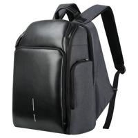 Bopai 851-010128 Business anti-diefstal waterdichte grote capaciteit dubbele schoudertas met USB opladen poort grootte: 34x19x43cm (zwart)