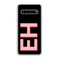 Monogram: Samsung Galaxy S10 5G Transparant Hoesje - thumbnail