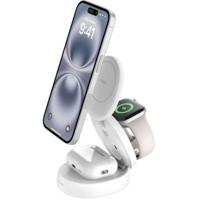 Belkin WIZ034KQWH oplader voor mobiele apparatuur Headset, Smartphone, Smartwatch Wit USB Draadloos