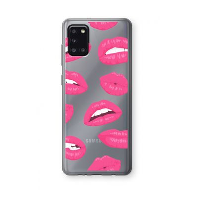 Bite my lip: Samsung Galaxy A31 Transparant Hoesje
