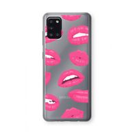 Bite my lip: Samsung Galaxy A31 Transparant Hoesje