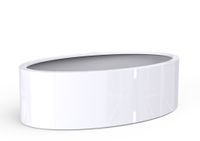 Polyester plantenbak Ellipse hoogglans 200x120x60cm. op=op