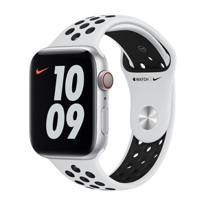 Apple origineel Nike Sport Band Apple Watch 38mm / 40mm / 41mm Pure Platinum / Black - MX8D2ZM/A