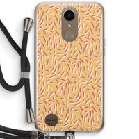 Camouflage: LG K10 (2017) Transparant Hoesje met koord