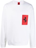 Ferrari sweat à logo imprimé - Blanc