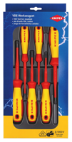 Knipex VDE schroevendraaier pakket | Sleuf / Phillips® / Pozidriv® | Zelfbedieningskaart/blister - 00 20 12 V04