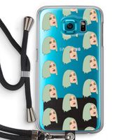 King Kylie: Samsung Galaxy S6 Transparant Hoesje met koord
