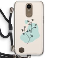 Love your petals: LG K10 (2017) Transparant Hoesje met koord