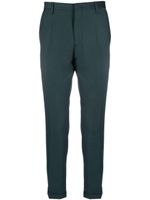 Paul Smith pantalon en laine à coupe fuselée - Vert - thumbnail