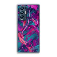 Pink Clouds: Oppo Find X3 Neo Transparant Hoesje