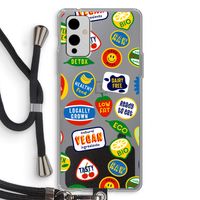 Fruitsticker: OnePlus 9 Transparant Hoesje met koord