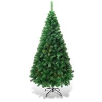 Kerstboom met Metalen Standaard Kunstkerstboom PVC Naalden Kunstsparrenboom voor Thuis Kantoor Winkels 150-240 cm Groen