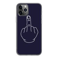 F**k U: iPhone 11 Pro Transparant Hoesje