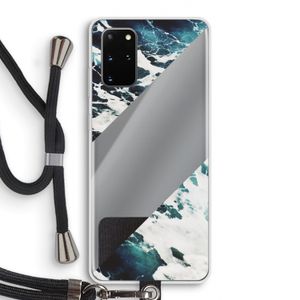 Golven: Samsung Galaxy S20 Plus Transparant Hoesje met koord
