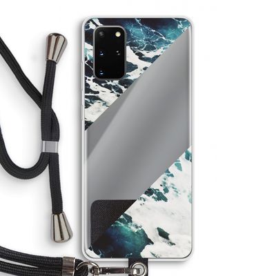 Golven: Samsung Galaxy S20 Plus Transparant Hoesje met koord
