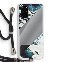 Golven: Samsung Galaxy S20 Plus Transparant Hoesje met koord