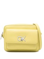 Calvin Klein sac à bandoulière à plaque logo - Jaune