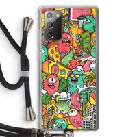 Vexx City: Samsung Galaxy Note 20 / Note 20 5G Transparant Hoesje met koord