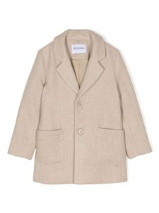 TRUSSARDI JUNIOR manteau à simple boutonnage - Marron