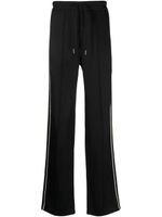 TOM FORD stripe-detail cotton track pants - Noir