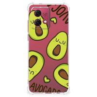 Motorola Moto G84 Stevig | Bumper Hoesje | Avocado Singing