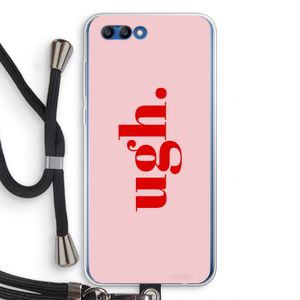 Ugh: Honor 10 Transparant Hoesje met koord