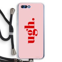Ugh: Honor 10 Transparant Hoesje met koord