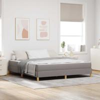 Boxspring bed Taupe en Bruin 180 x 200 cm