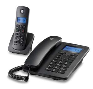 Motorola C4201 Analoge-/DECT-telefoon Nummerherkenning Zwart