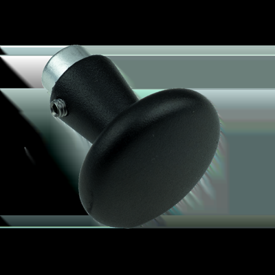 AMI Knopkruk 160/50 Gatdeel M6 Zwart 9005 Str - 739075
