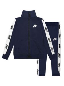 Nike Kids survêtement à logo Swoosh imprimé - Bleu