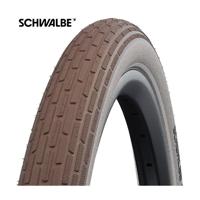 Schwalbe draadband fat frank active 50-622 +r bruin/wit
