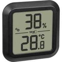 TFA Dostmann Digitales Thermo-Hygrometer zum Einbau 30.5061.01 Thermo- en hygrometer Zwart
