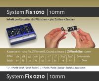 Prijscassette Fix 1010 zwartwit