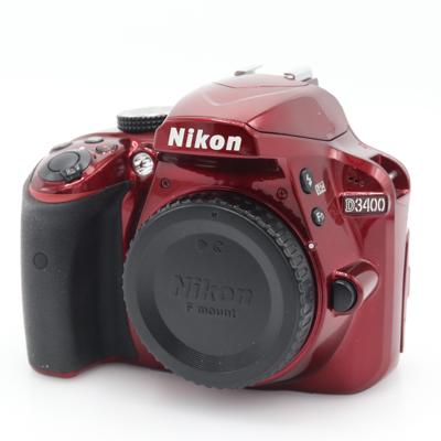 Nikon D3400 body rood occasion