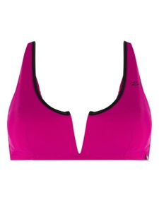 Karl Lagerfeld haut de bikini bandeau Karl DNA - Violet