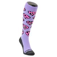 Brabo Socks Hearts - Purple Cheetah Brabo Socks Hearts - Purple Cheetah