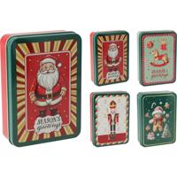 Voorraadblik kerst 13,4x9,5x3,7cm