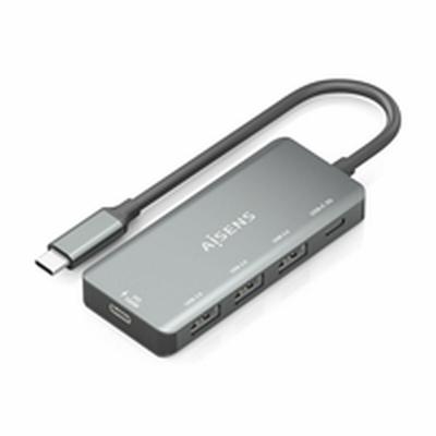 USB-HUB Aisens A109-0945 Grijs 100 W