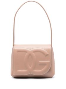 Dolce & Gabbana sac porté épaule DG Girls en cuir - Rose