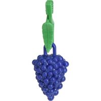 Tafelkleedgewichten druiven - 4x - paars - kunststof - voor tafelkleden en tafelzeilen - thumbnail
