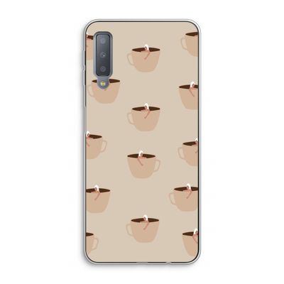 Morning coffee: Samsung Galaxy A7 (2018) Transparant Hoesje