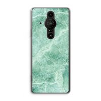 Groen marmer: Sony Xperia Pro-I Transparant Hoesje