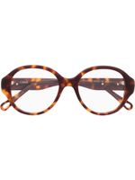 Chloé Eyewear lunettes de vue à monture ronde - Marron