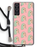 King Kylie: Samsung Galaxy S21 FE Transparant Hoesje met koord