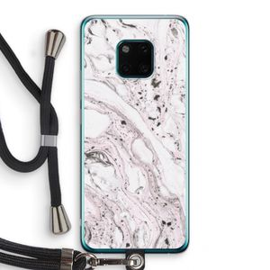 Mengelmoes: Huawei Mate 20 Pro Transparant Hoesje met koord
