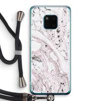 Mengelmoes: Huawei Mate 20 Pro Transparant Hoesje met koord